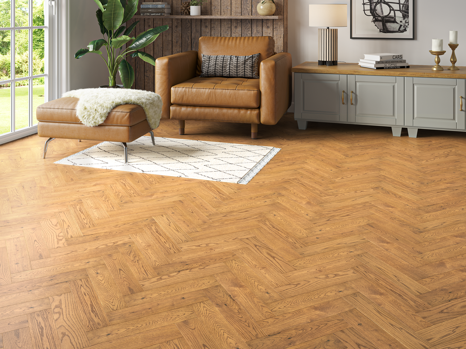 Moors Oak Herringbone Engineered Wood 20/6mm - 121 Flooring