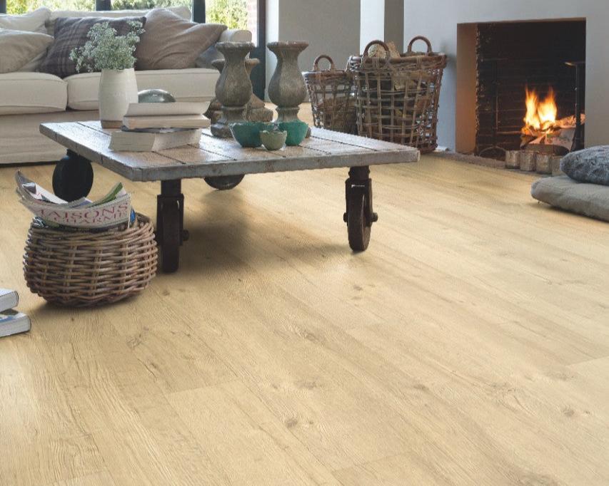 Quickstep impressive 8mm Sand Blasted Oak Natural IM1853 - 121 Flooring