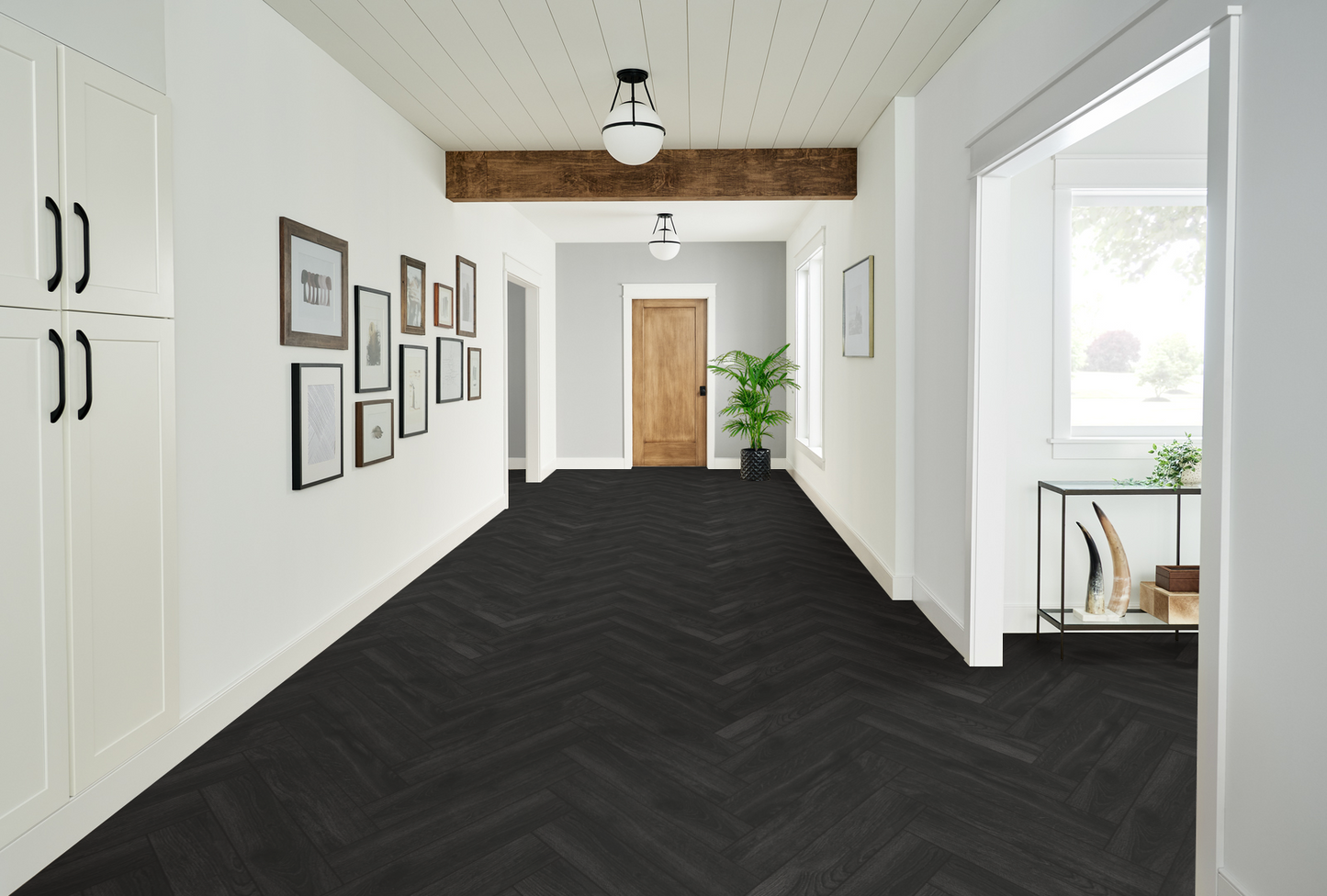 Manor Herringbone Oak Black 62710 Laminate 8mm - 121 Flooring